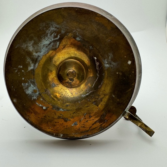 Vintage 19th Century Antique Metal Finger Loop Chamber Stick Candle Holder - Picture 4 of 4